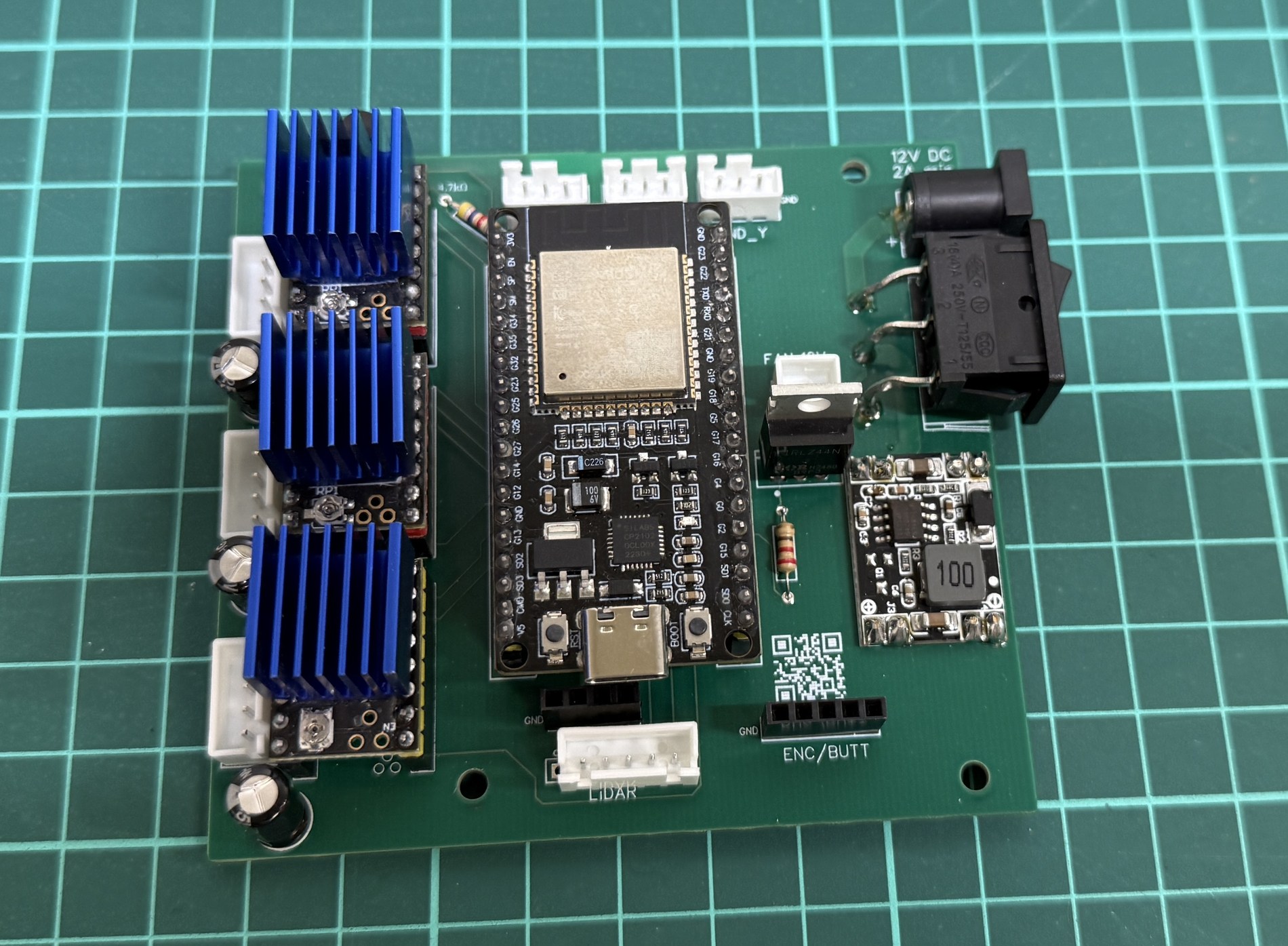 Electronics PCB for plate changer