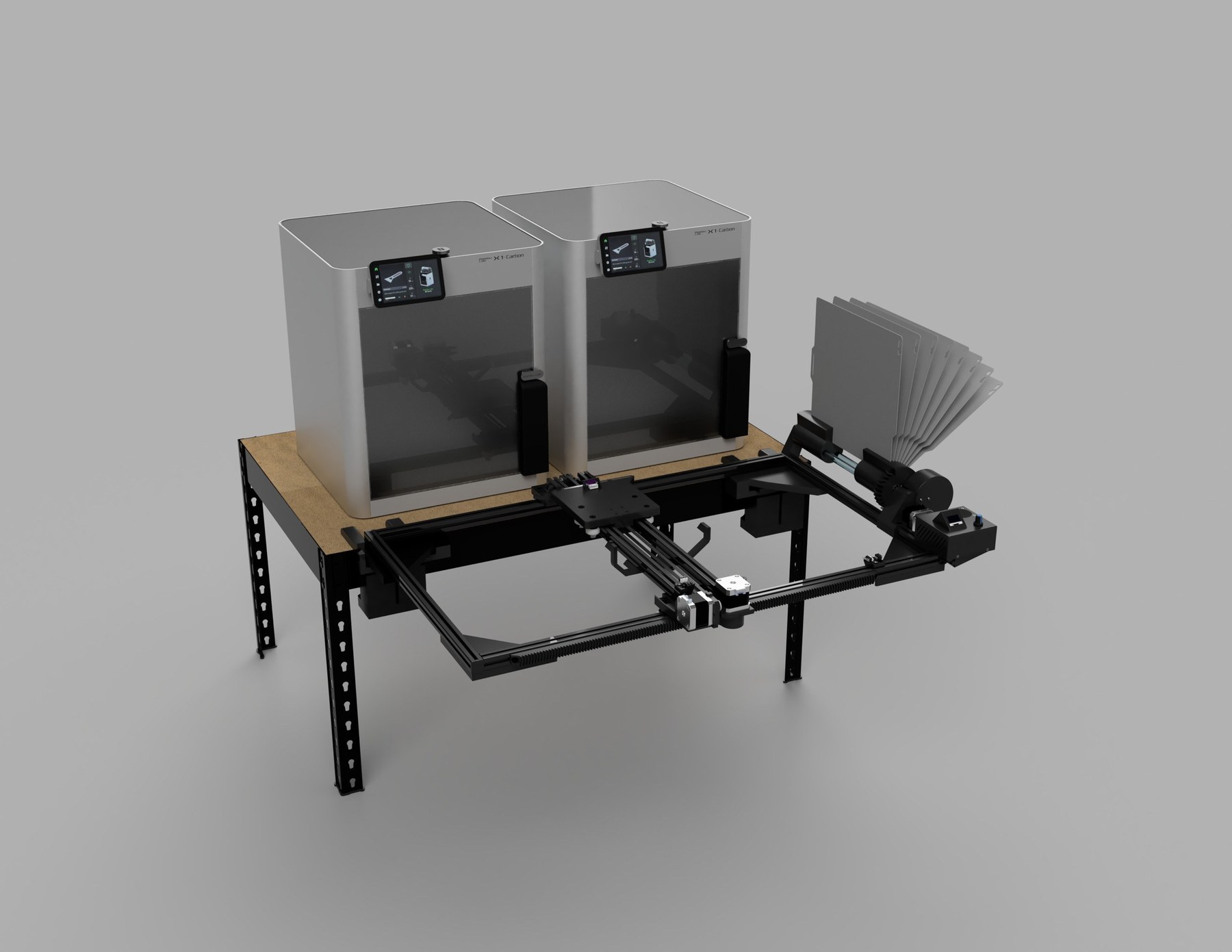 Automatic build plate changer