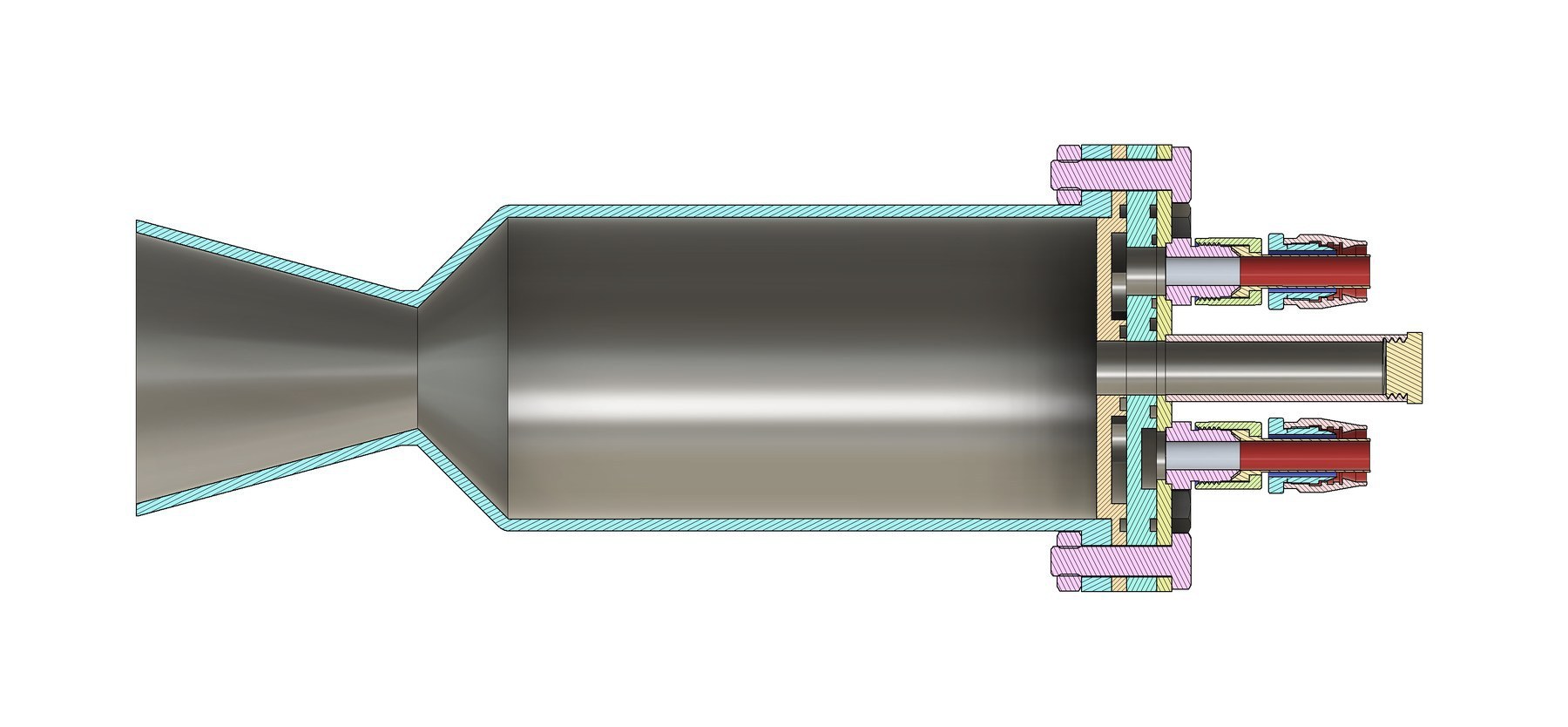 Rocket engine section