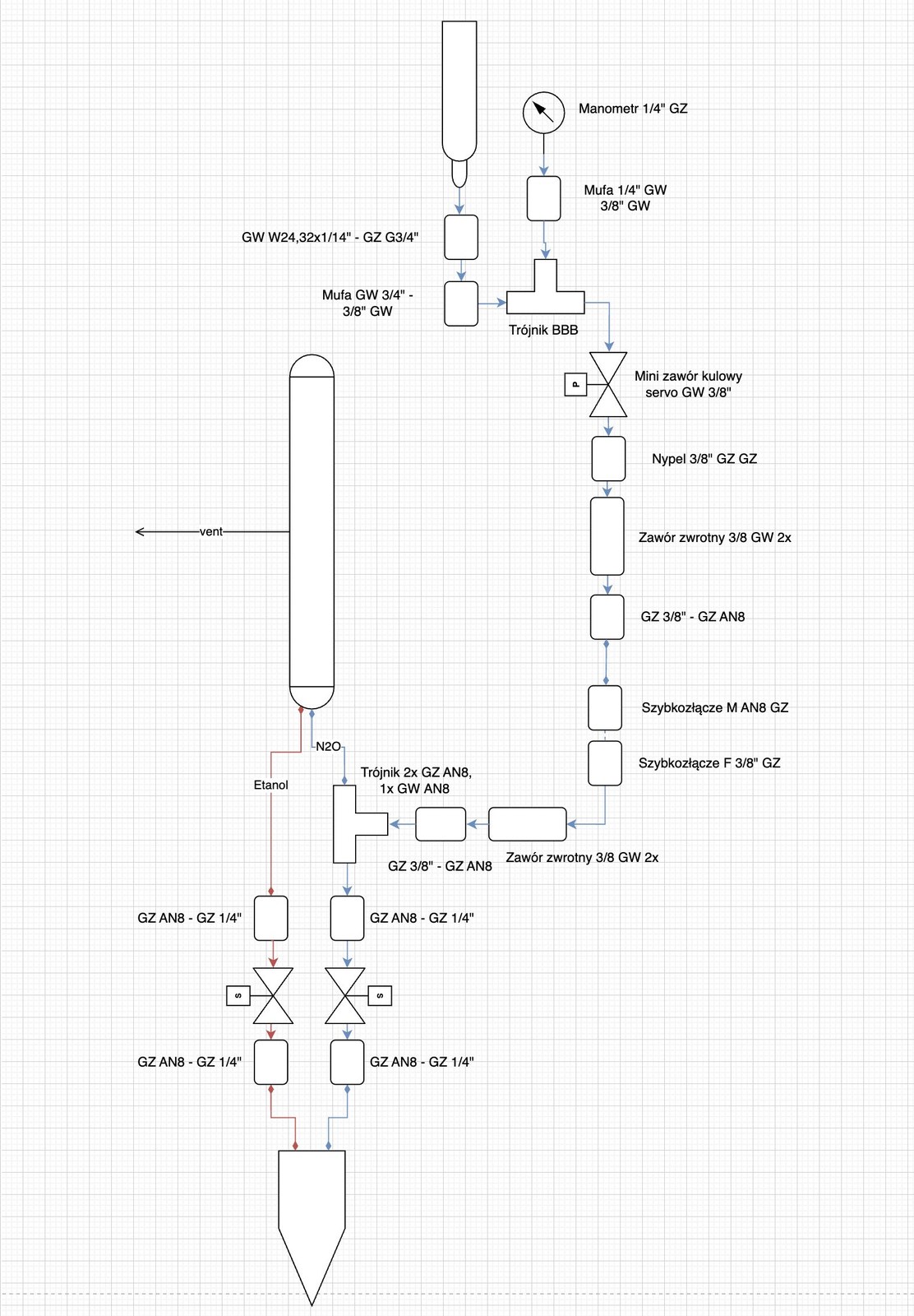 Hydraulic system diagram