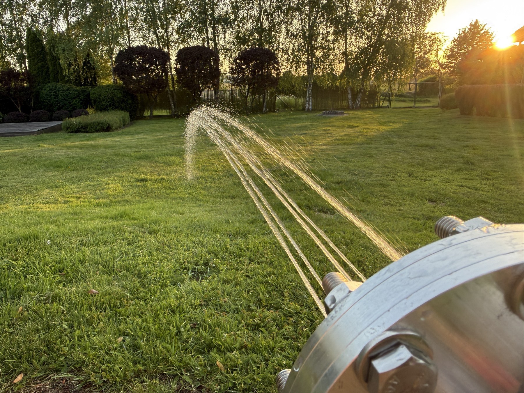 Fuel-side injector water test