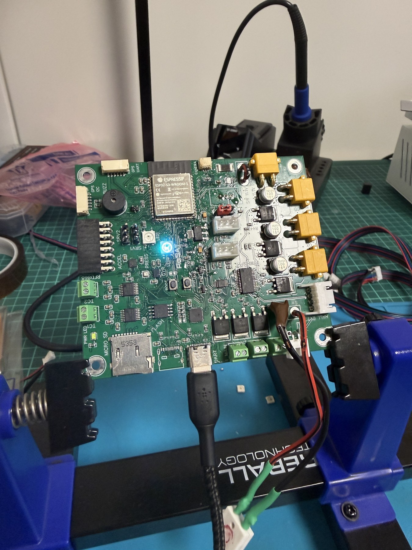 PCB test setup